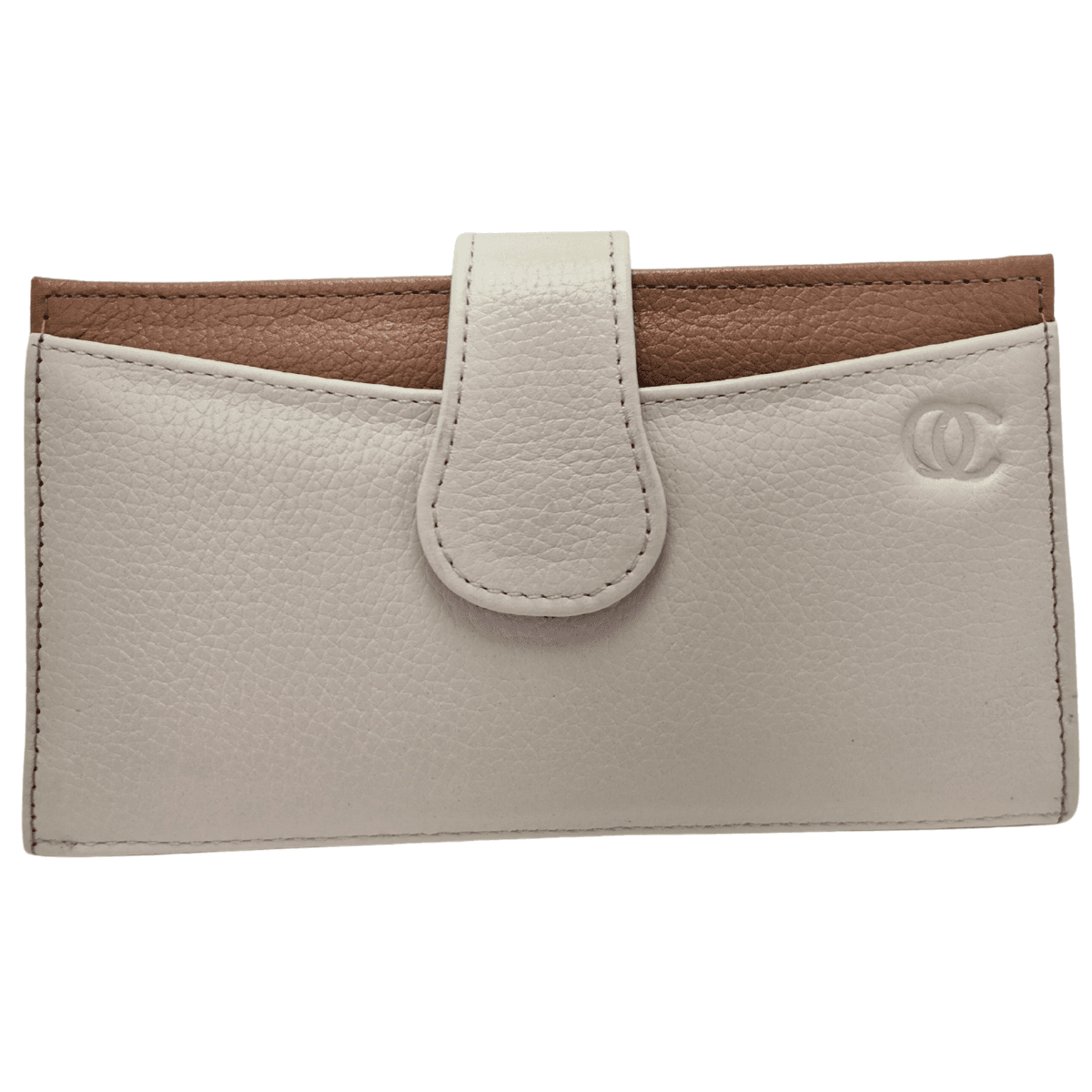 carteira feminina de couro grande